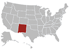 New Mexico map