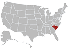 South Carolina map